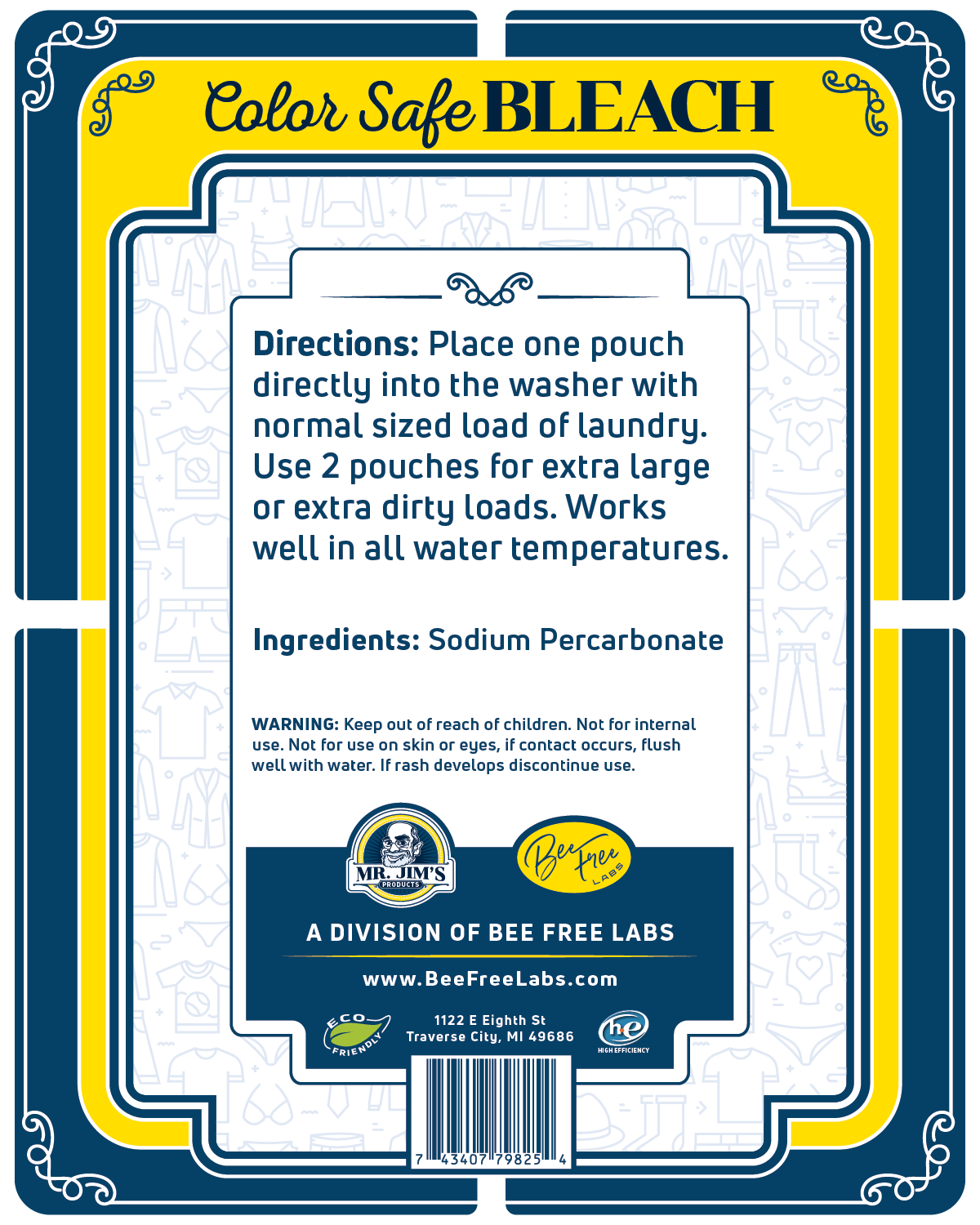 Color Safe Bleach Pouches