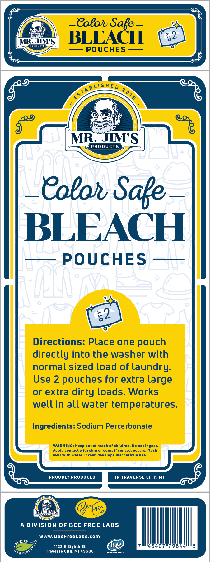 Color Safe Bleach Pouches