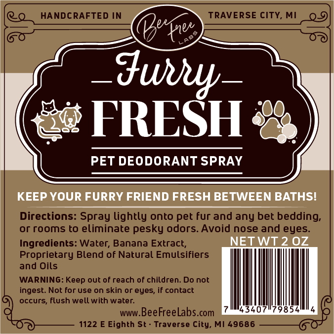 Furry Fresh - Pet & Pet Area Spray
