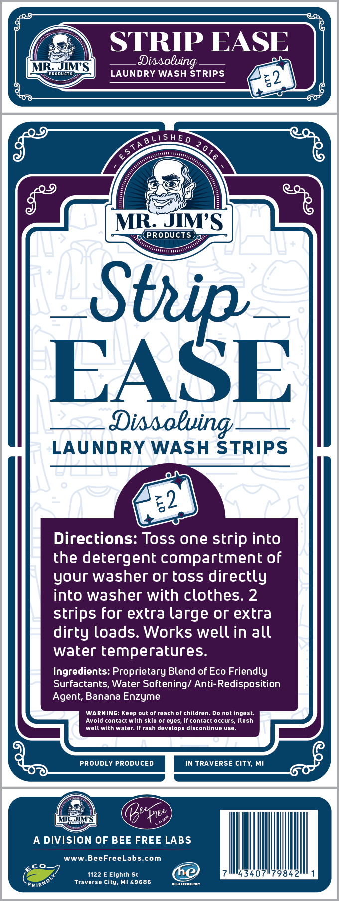 StripEase - Magic Dissolving Wash Strips