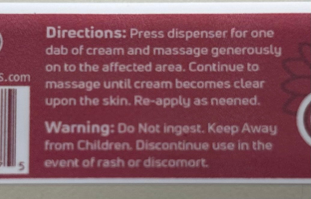 All U Need - Natural Pain Relieving Cream