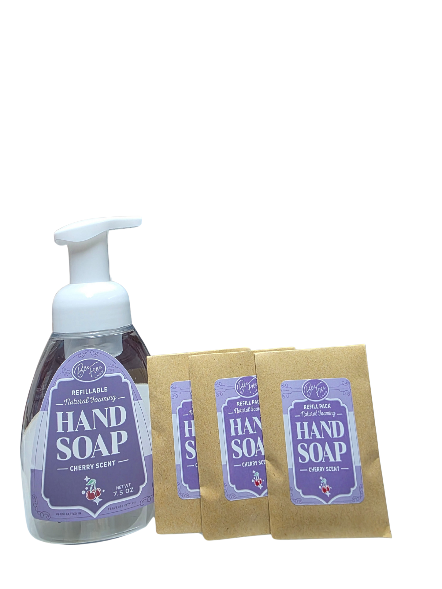 Natural Foaming Hand soap Refill 3 Pack