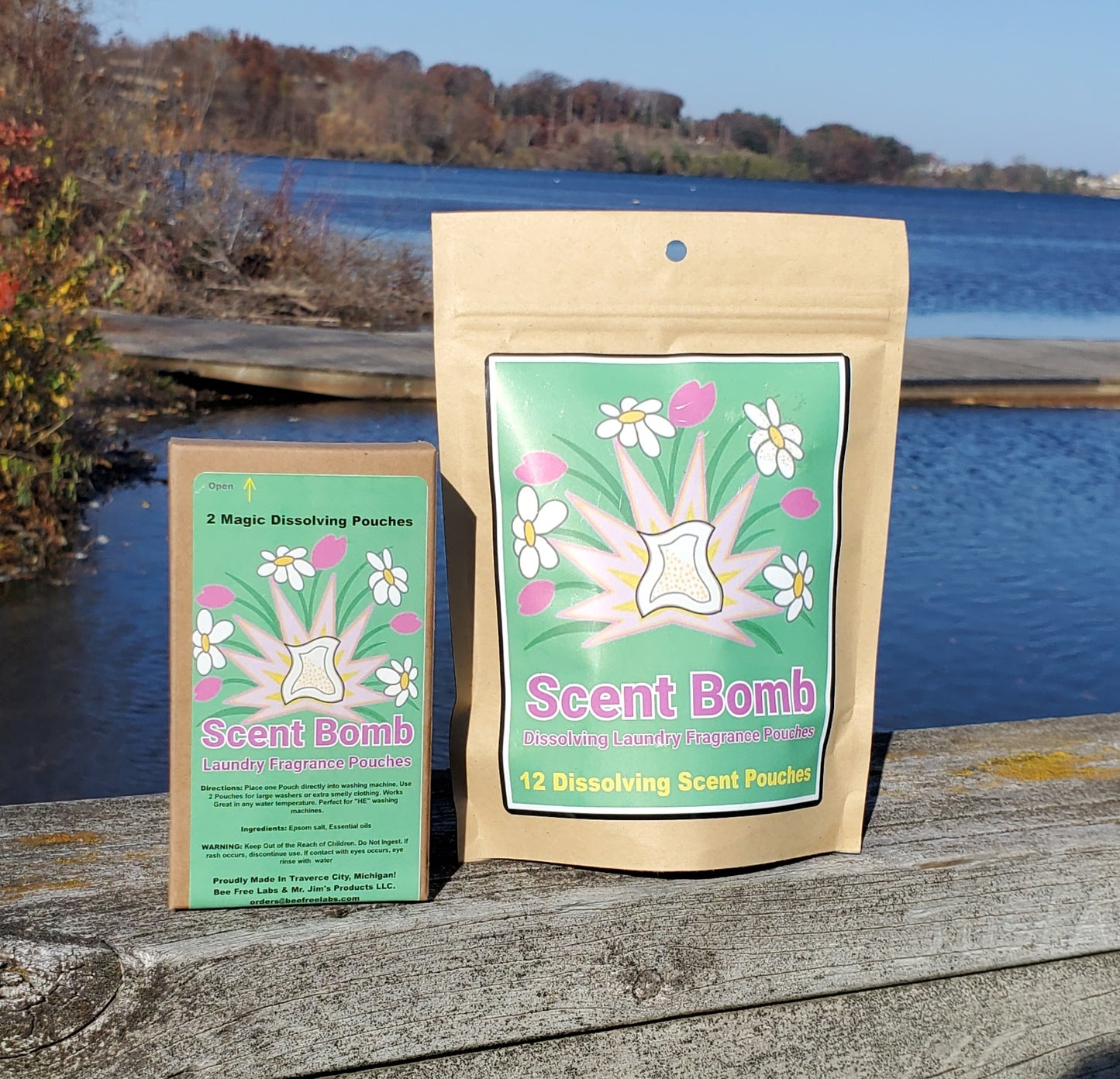 Scent Bomb - Dissolving Laundry Scent Pouches