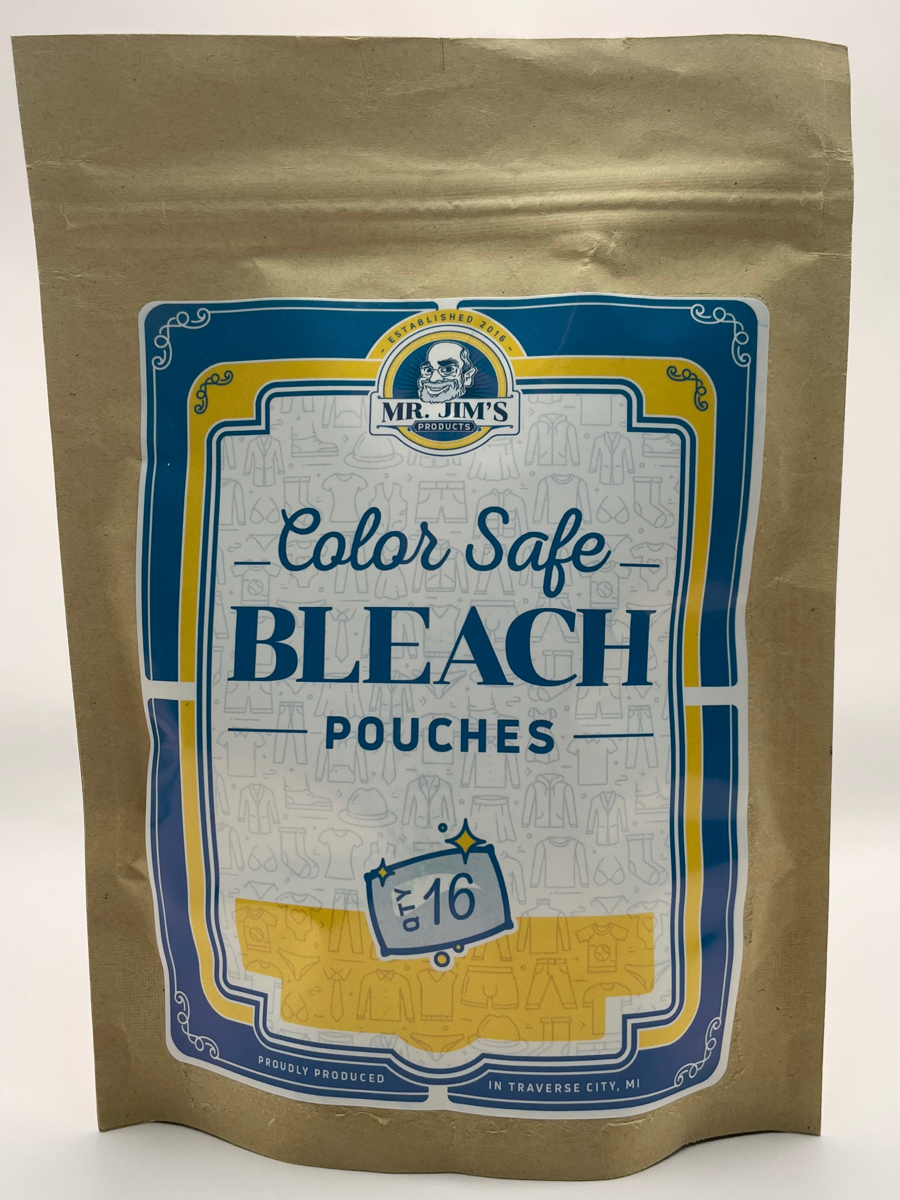 Color Safe Bleach Pouches – MrJimsProducts