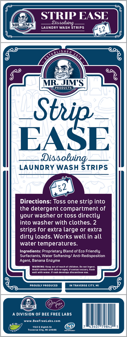 StripEase - Magic Dissolving Wash Strips